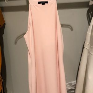 Baby pink halter ,bodycon dress